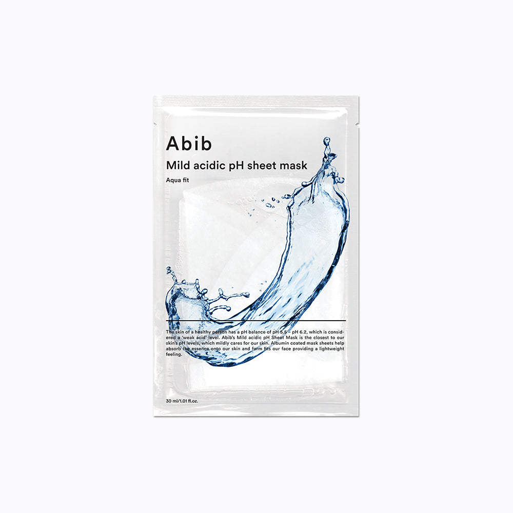 Abib Mild acidic pH sheet mask Aqua fit 30ml