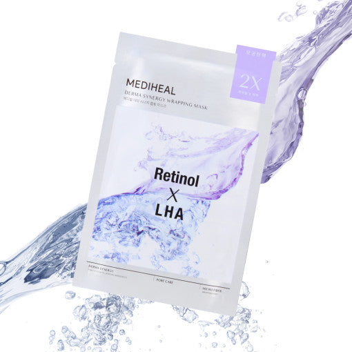 MEDIHEAL Derma Synergy Wrapping Mask Sheet 10P #Retinol X LHA